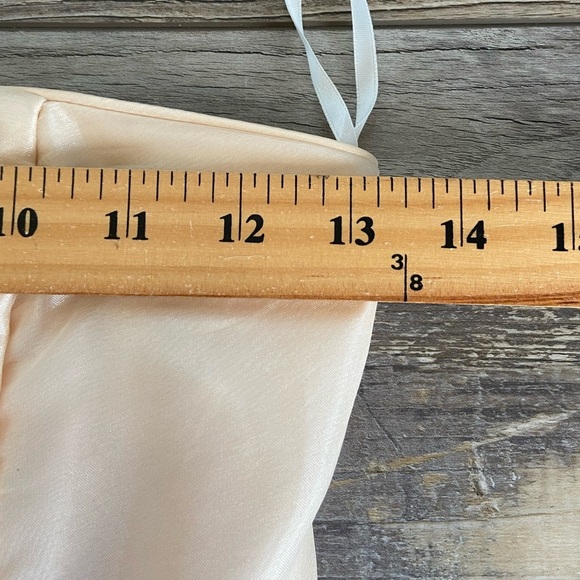 Scott Mc Clintock Y2K Millennial 2000's Chiffon Gown Size 4 Irisdecent Yellow US - Picture 3 of 8